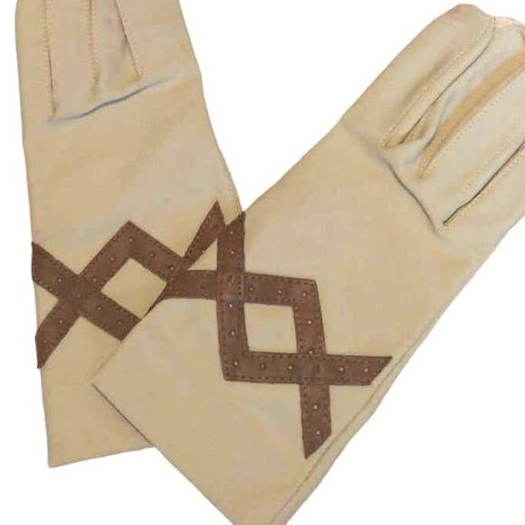 Vintage Gloves Fownes One Size Isotoner Nylon/Spandex - Picture 1 of 3